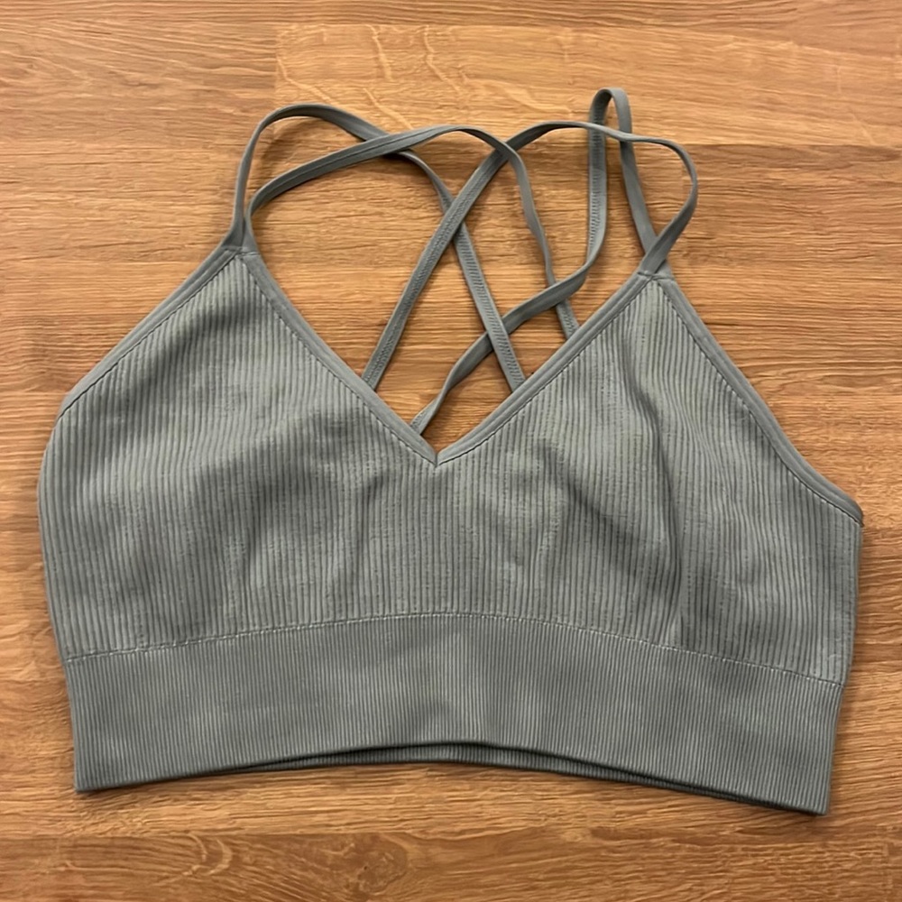 Aerie racer back strappy bralette